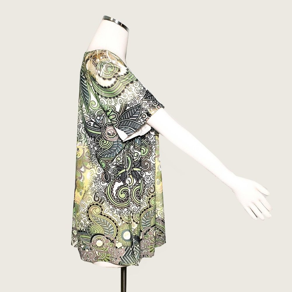 Style&co. Beaded Paisley Top - Picture 6 of 8